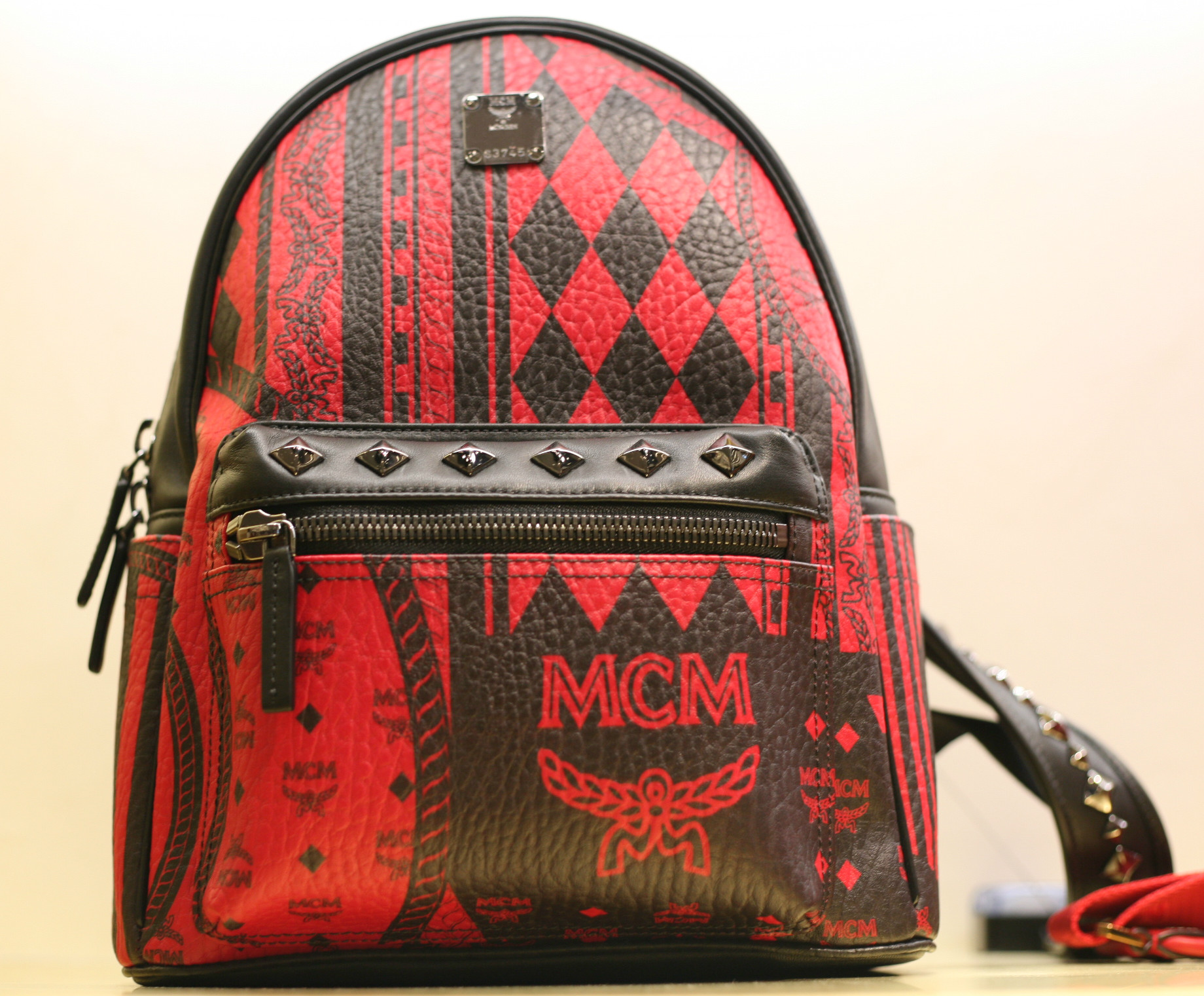 backpack-mcm-red